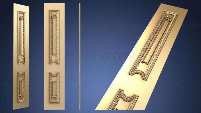 3D model CLASSIC-Style PANEL WITH CARVED DECORATIONS (STL)